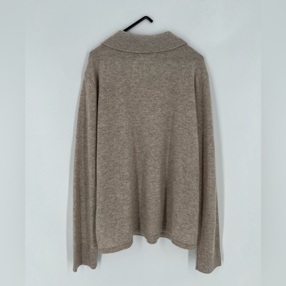 Jason Wu Cashmere Button Down Collared Patch Pocket Shirt Sweater Cardigan - Picture 7 of 8